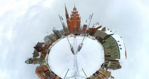 Rokiškio centro planetoidas. V.Stumbrio nuotr.