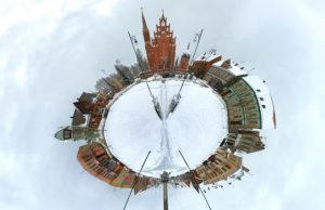 Rokiškio centro planetoidas. V.Stumbrio nuotr.