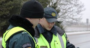 Eismas Rokiškyje reguliuojamas kartu su Latvijos pareigūnais