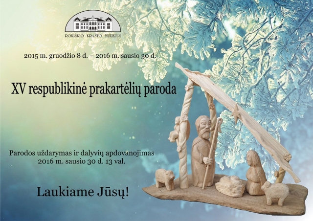 Sausio 30 - ąją - prakartėlių parodos uždarymas