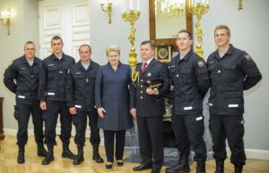 Prezidentės susitikimas su Lietuvos ugniagesiais