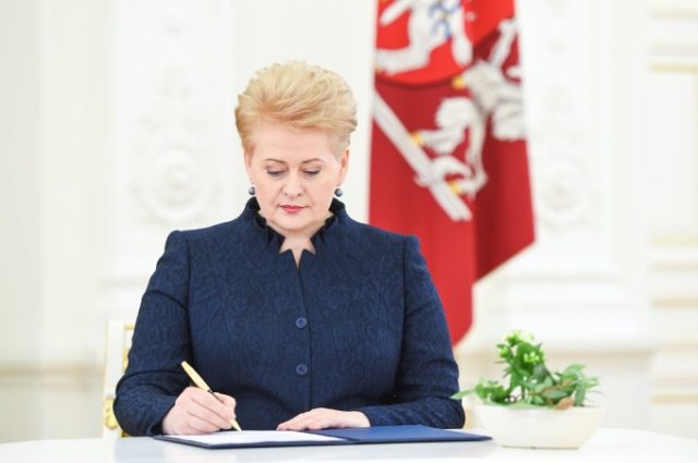 Prezidentė Dalia Grybauskaitė.  R. Dačkaus nuotr.