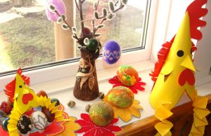 Velykinė dekoracija.