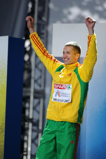 Raivydas Stanys stos į kovą dėl Europos čempionato medalių. Eltos nuotr.