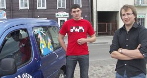 Rokiškėnai Audrius Kavaliauskas (kairėje) ir Edmundas Rasiulis verslą pradėjo 2008 m. liepą
