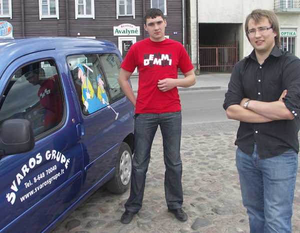 Rokiškėnai Audrius Kavaliauskas (kairėje) ir Edmundas Rasiulis verslą pradėjo 2008 m. liepą