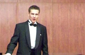 Andrius tarptautiniame vokalistų konkurse Karpačio mieste Lenkijoje. Asmeninio archyvo nuotr.