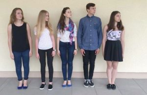 Dviračių žygio „Iššūkis ant ratų“ organizatoriai (iš kairės) Austėja Šutaitė