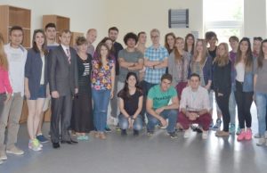 Diskusija savivaldybėje apie jaunimo problemas kartu su rajono mero patarėju Tadu Barausku.