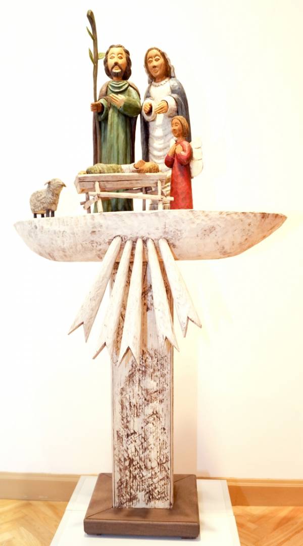 Medžio drožėjo Sauliaus Lampicko kūrinys. Giedriaus Kujelio nuotr.