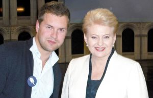 Su LR prezidente Dalia Grybauskaite rinkimų metu.