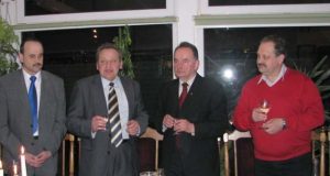 Partijų lyderiai Egidijus Vilimas (iš kairės)