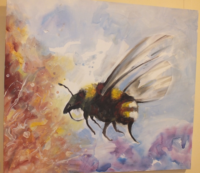 Ligito Keraičio „Kamanė“ tapyta kelios dienos iki parodos. R. Milaknienės nuotr. Ligito Keraičio „Kamanė“ tapyta kelios dienos iki parodos. R. Milaknienės nuotr.