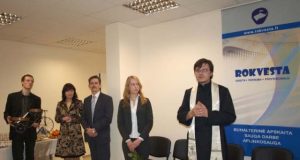 „Rokvestos“ biuro atidarymo akimirkos. D.Zibolienės nuotr.