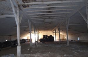 Buvusio paukštyno apgriuvusioje vištidėje iki 2012 metų planuojama įrengti modernią biologiškai skaidžių atliekų kompostavimo įrangą. D.Zibolienės nuotr.