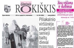 Ketvirtadienio "Gimtasis Rokiškis"
