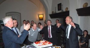 Buvę Rotary prezidentai Rimgaudas Kilas (iš kairės)