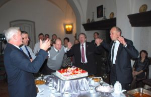 Buvę Rotary prezidentai Rimgaudas Kilas (iš kairės)