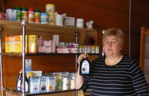 Rokiškyje plečiasi ekologiškų produktų pasiūla Verslininkė Zita Ruzienė prekiauja natūraliais šveicariškais žolelių papildais