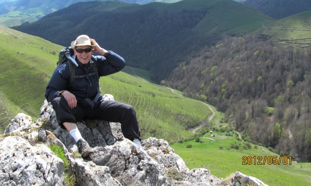 Poilsio akimirka Pirėnų kalnuose.