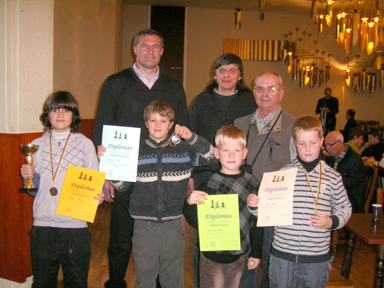 Rokiškėnai Tomas Repšys (iš kairės)