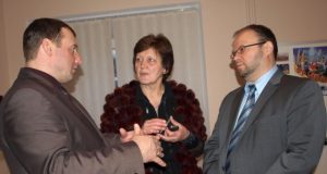 Viešojo saugumo tarnybos pulkininkas Sandrius Survila (iš kairės)