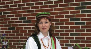 Renata Sarajevienė Amerikoje atstovavo Rokiškio tautodailininkams. R.Sarajevienės asmeninio archyvo nuotr.