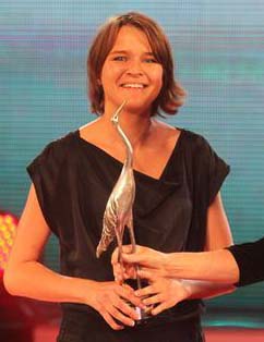 Kurti kiną moksleivius mokys ir Dovilė Šarutytė - „Sidabrinės gervės“ laureatė. Eltos nuotr.