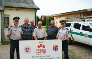 Kalviuose įkurta saugios kaimynystės grupė. PK nuotr.