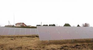 Vagišių išpuolio neišvengė Bajorų kaime  statoma saulės energijos jėgainė-elektrinė.