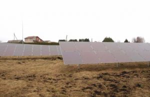 Vagišių išpuolio neišvengė Bajorų kaime  statoma saulės energijos jėgainė-elektrinė.