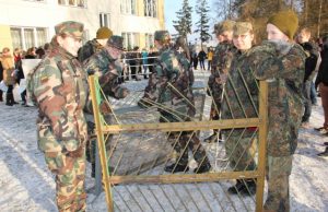 Aktyvūs rajono jaunieji šauliai pernai laisvės gynėjų dieną dalyvavo renginyje Kamajuose