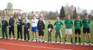 Apdovanotieji Pandėlio ir Rokiškio jaunieji šauliai. G.Veikšytės nuotr.