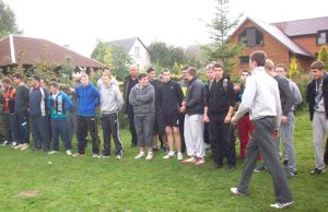 Geriausiai pasirodė pandėliečiai Sąskrydžio uždarymo akimirka. A.Veikšio nuotr.