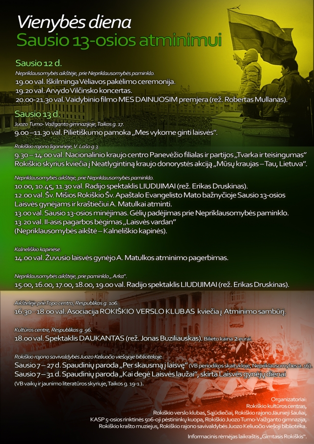 Vienybės dienos renginiai