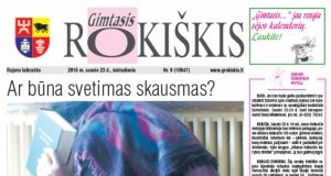 Skaitykite šeštadienio "Gimtąjį Rokiškį“