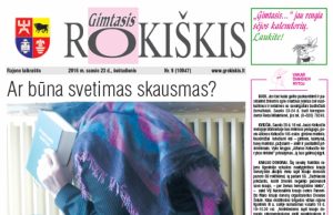Skaitykite šeštadienio “Gimtąjį Rokiškį“ Skaitykite šeštadienio "Gimtąjį Rokiškį“