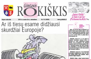 Sausio 24 d. "Gimtasis Rokiškis“