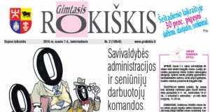 Ketvirtadienio "Gimtasis Rokiškis"