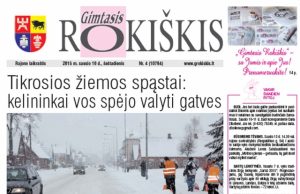 Sausio 10 d. "Gimtasis Rokiškis“