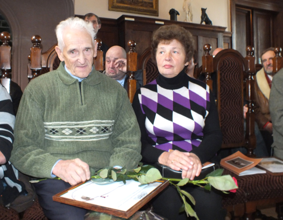 J.Čepulis su žmona Gene: meistro rankose – diplomas