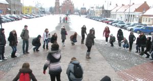 Akcijos akimirka. N.Byčkovskio nuotr.