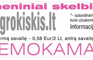 Reklamuokitės „Gimtojo Rokiškio“ internetinėje svetainėje