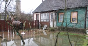 Rokiškėno Z.Vošterio namų kiemas iki šalčių.