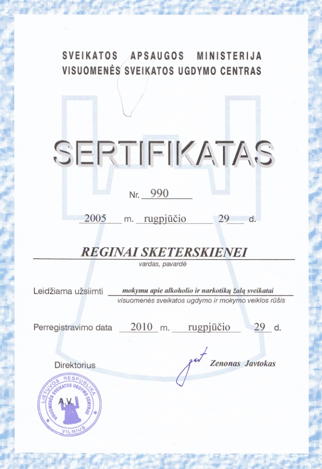 „Turiu visus reikalingus dokumentus“