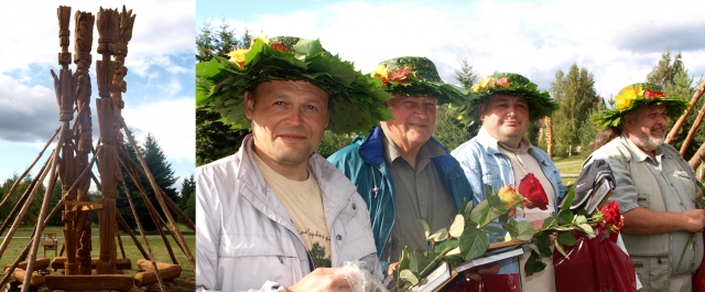 Miesto jubiliejui Liongino Šepkos parke atidengta skulptūra \ Miesto jubiliejui Liongino Šepkos parke atidengta skulptūra