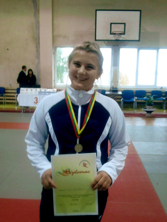 Agnė Šlapelytė iškovojo bronzą. G.Čečienės nuotr.