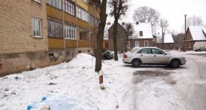 Smėlio dėžė prie Vilniaus gatvės 12-ojo B namo. L.Dūdaitės nuotr.