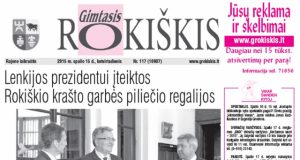 Ketvirtadienio "Gimtasis Rokiškis"