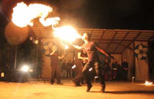 Šventėje visi stebėjosi M.Žemaičio ugnies šou. N.Byčkovskio nuotr.